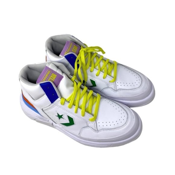 Converse Weapon CX High Top Multi White Leather Women's Size Sneakers A02523C - Picture 3 of 8